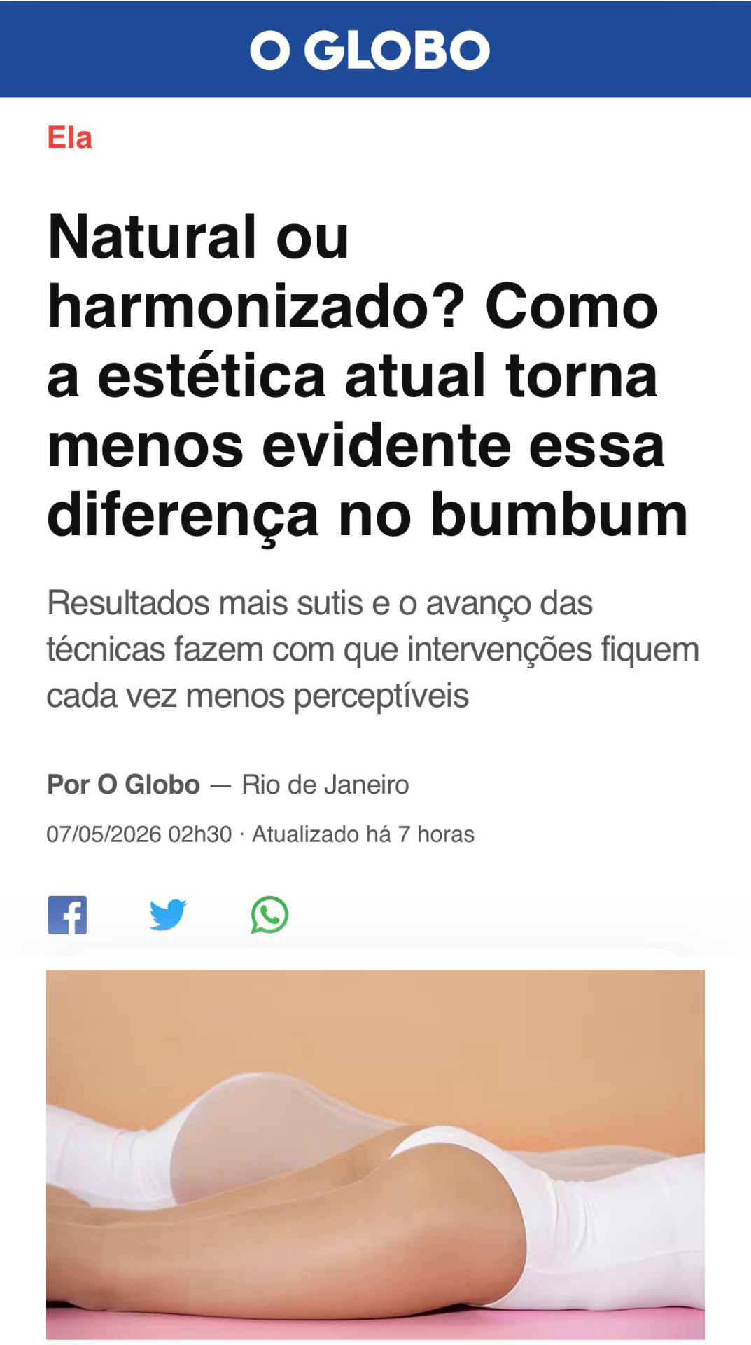 Matéria de O Globo